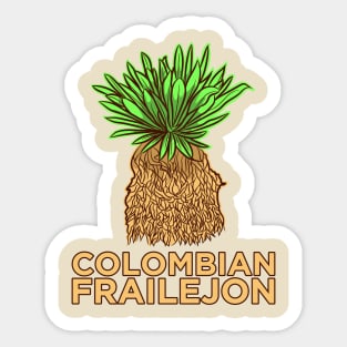 Colombian South american andean Frailejon plant art Sticker